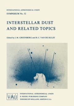 Couverture de l’ouvrage Interstellar Dust and Related Topics