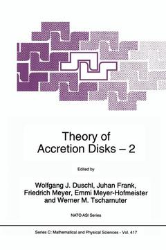 Couverture de l’ouvrage Theory of Accretion Disks 2