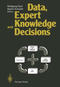Couverture de l’ouvrage Data, Expert Knowledge and Decisions