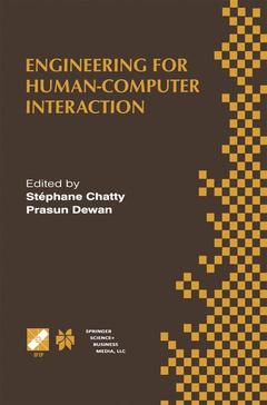 Cover of the book Engineering for Human-Computer Interaction