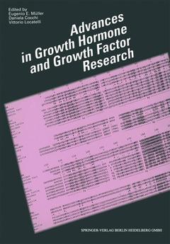 Couverture de l’ouvrage Advances in Growth Hormone and Growth Factor Research