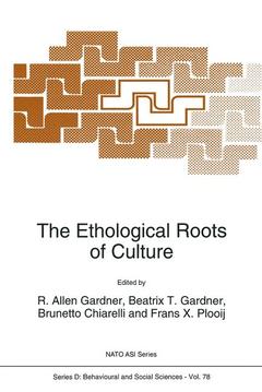 Couverture de l’ouvrage The Ethological Roots of Culture