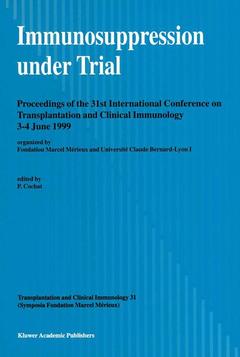 Cover of the book Immunosuppression under Trial