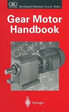 Couverture de l’ouvrage Gear Motor Handbook