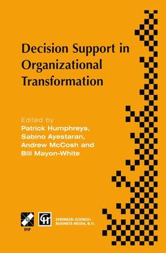 Couverture de l’ouvrage Decision Support in Organizational Transformation