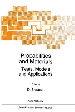 Couverture de l’ouvrage Probabilities and Materials