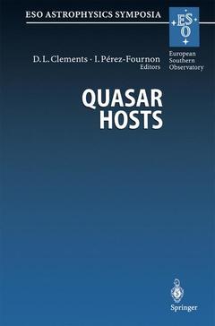 Couverture de l’ouvrage Quasar Hosts