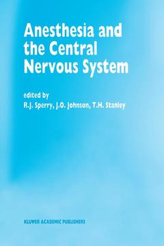 Cover of the book Anesthesia and the Central Nervous System