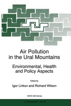 Couverture de l’ouvrage Air Pollution in the Ural Mountains