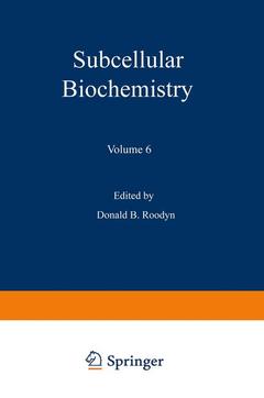 Couverture de l’ouvrage Subcellular Biochemistry