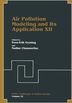 Couverture de l’ouvrage Air Pollution Modeling and Its Application XII