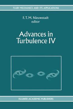Couverture de l’ouvrage Advances in Turbulence IV