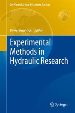 Couverture de l’ouvrage Experimental Methods in Hydraulic Research