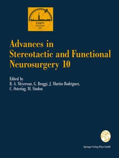 Couverture de l’ouvrage Advances in Stereotactic and Functional Neurosurgery 10