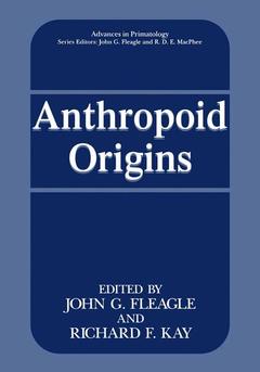 Couverture de l’ouvrage Anthropoid Origins