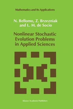 Couverture de l’ouvrage Nonlinear Stochastic Evolution Problems in Applied Sciences