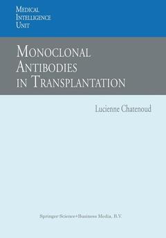 Couverture de l’ouvrage Monoclonal Antibodies in Transplantation