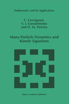 Couverture de l’ouvrage Many-Particle Dynamics and Kinetic Equations