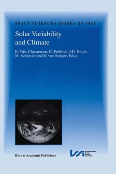 Couverture de l’ouvrage Solar Variability and Climate