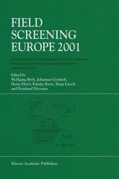 Couverture de l’ouvrage Field Screening Europe 2001