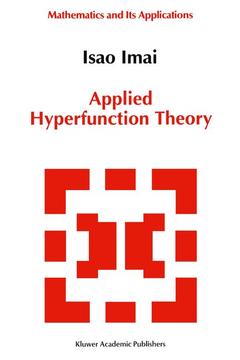 Couverture de l’ouvrage Applied Hyperfunction Theory