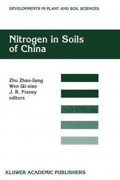 Couverture de l’ouvrage Nitrogen in Soils of China