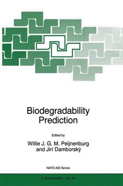 Cover of the book Biodegradability Prediction
