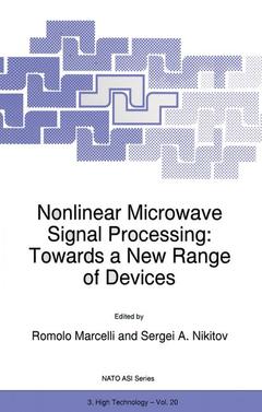 Cover of the book Nonlinear Microwave Signal Processing: Towards a New Range of Devices