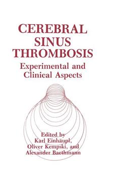 Couverture de l’ouvrage Cerebral Sinus Thrombosis