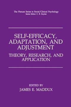 Couverture de l’ouvrage Self-Efficacy, Adaptation, and Adjustment
