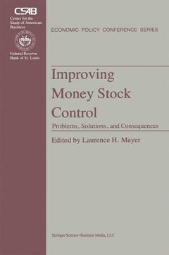 Cover of the book Improving Money Stock Control