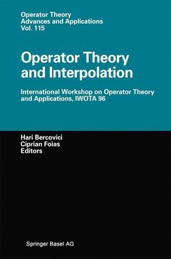 Cover of the book Operator Theory and Interpolation