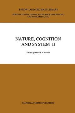 Couverture de l’ouvrage Nature, Cognition and System II