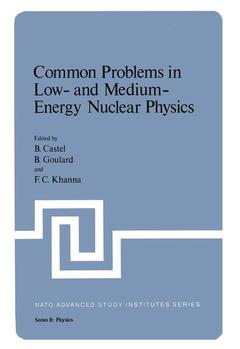 Couverture de l’ouvrage Common Problems in Low- and Medium-Energy Nuclear Physics