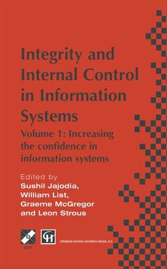 Couverture de l’ouvrage Integrity and Internal Control in Information Systems