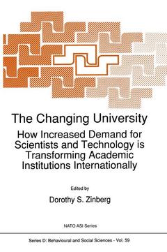 Couverture de l’ouvrage The Changing University