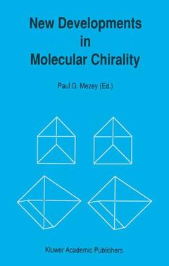 Couverture de l’ouvrage New Developments in Molecular Chirality
