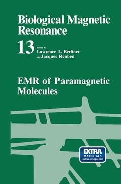 Couverture de l’ouvrage EMR of Paramagnetic Molecules