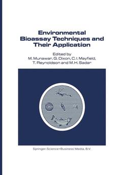 Couverture de l’ouvrage Environmental Bioassay Techniques and their Application