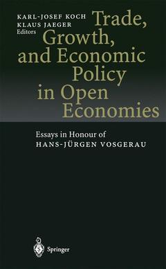 Couverture de l’ouvrage Trade, Growth, and Economic Policy in Open Economies