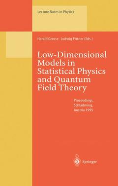 Couverture de l’ouvrage Low-Dimensional Models in Statistical Physics and Quantum Field Theory
