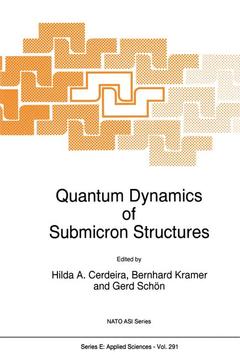 Couverture de l’ouvrage Quantum Dynamics of Submicron Structures