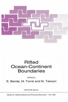 Couverture de l’ouvrage Rifted Ocean-Continent Boundaries