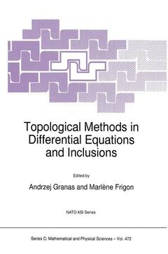 Couverture de l’ouvrage Topological Methods in Differential Equations and Inclusions