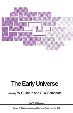Couverture de l’ouvrage The Early Universe