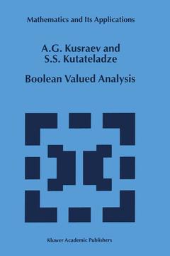 Couverture de l’ouvrage Boolean Valued Analysis
