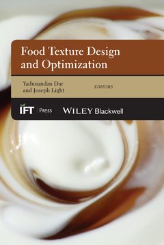 Couverture de l’ouvrage Food Texture Design and Optimization