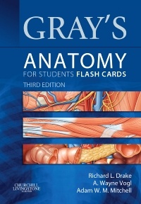 Couverture de l’ouvrage Gray's Anatomy for Students Flash Cards
