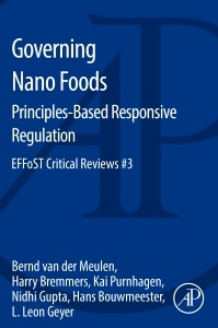 Couverture de l’ouvrage Governing Nano Foods: Principles-Based Responsive Regulation