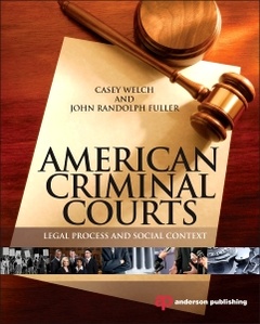 Couverture de l’ouvrage American Criminal Courts